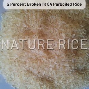 IR 64 Parboiled Rice 5 Percent Broken