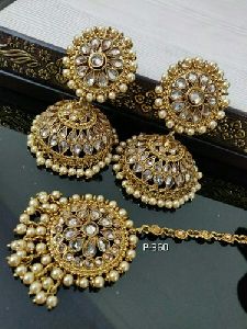 Embellished Jhumka Earrings