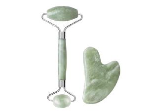 Facial Jade Roller With / Without GuaSha Stone