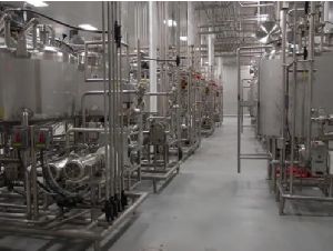 milk processing plant