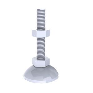 Support and Levelling Foot - Steel - M12 (with M12 nut)