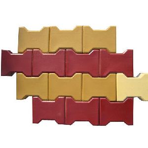 Colored Dumbbell Paver Block