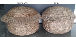 Jute Pouf