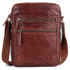 Leather Travel Sling Bag