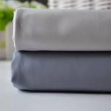 Plain Cotton Grey Fabric