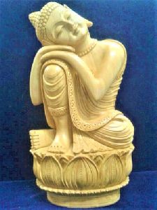 Wooden Handmade Buddha Statue