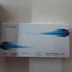 Nitrile medical disposable glove