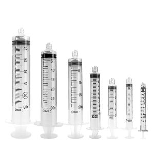 Plastic Syringe Without Needle, For Clinical, Hospital, Feature : Luer Lock, Luer Slip