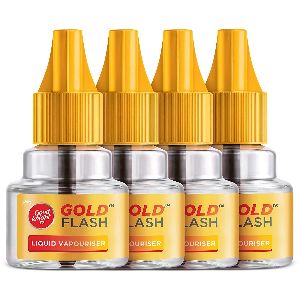 Good knight Gold Flash, Mosquito Repellent Refill - 45ml each (Pack of 4)