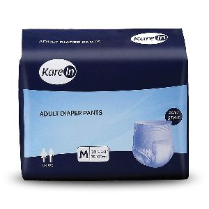 Kare In Adult Diaper Pants- Medium ,Waist Size 75-100cm (30&amp;quot;-40&amp;quot;) ,High Absorbency 10 Pcs