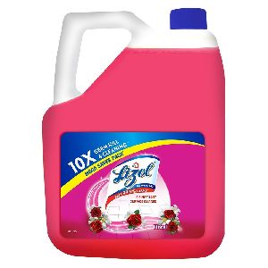 Lizol Disinfectant Surface &amp;amp; Floor Cleaner Liquid, Floral - 5 L | Kills 99.9% Germs
