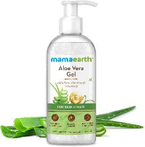Mamaearth Aloe Vera Gel For Face, with Pure Aloe Vera &amp;amp; Vitamin E for Skin and Hair - 300ml