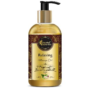 Oriental Botanics Relaxing Body Massage Oil For Pain Relief In Back, Legs, Arms, Knee, Body, 200 ml