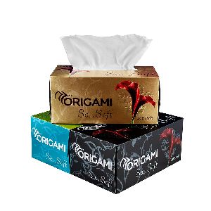 Origami So Soft - 2 Ply Facial Tissue Soft Cellulose Fibre tissues - 200 Pulls per Box - Pack of 3