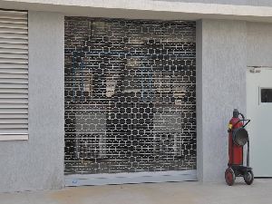 Motorized Fire rated rolling shutters