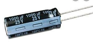 E-capacitor  1000uf/25v 10*17