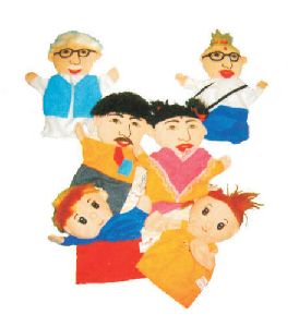Hand Puppets Family