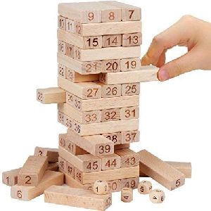 Jenga Wooden Stacking Tower