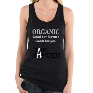 Ladies Black Tank Top