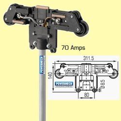 70 Amps Trolley Current Collector