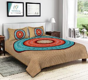 Multicolor Cotton Bedsheet
