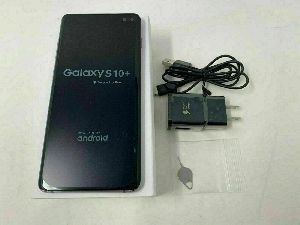 Black Blue New Samsung Galaxy mobile phone