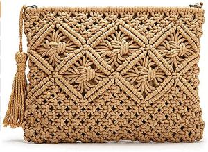 Vintage Macrame Crochet Clutches