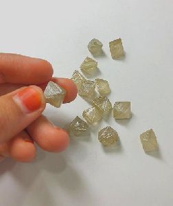 10.25Carat,Moissanite Rough Diamond, Off White Excellent cu
