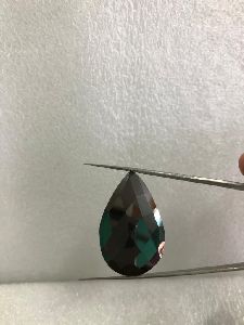 Black Moissanite Diamond Pear Shape 17.41+24.04 MM 27.05 ct Excellent Cut Macking For Ring..