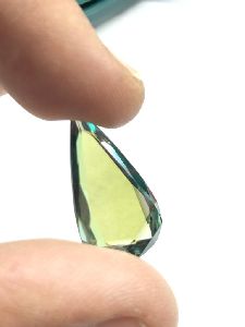 Fancy pear shape moissanite diamond dark green 8.83 ct ,&amp;amp; 12.88.23.58mm