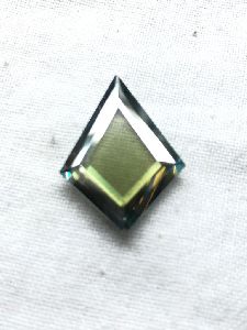 FancyKite Shape Moissanite Dark Green Diamond 5.96 Carat Idea For Ring  Pendant, earring