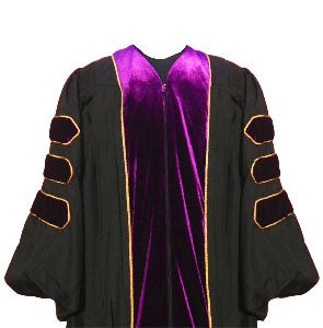 Purple PHD gown