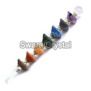 Seven Chakra agate Healing Wands