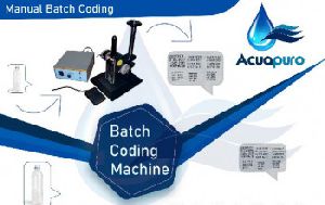 manual batch coding machine
