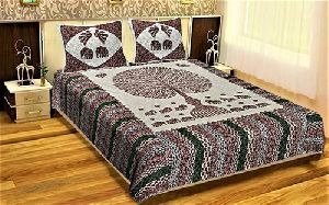 Jaipuri Antique Print Bed Sheets