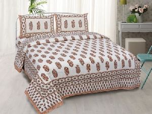 Jaipuri Butti Print Bed Sheets