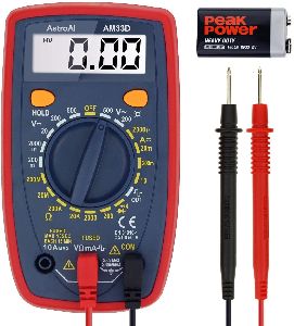AstroAI Multimeter 2000 Counts Digital Multimeter with DC AC Voltmeter and Ohm Volt Amp Tester