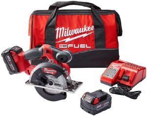 Milwaukee M18 Fuel 2782-22 Cordless Circular Saw Kit, 5-3/8 To 5-7/8 In Blade, 20 Mm Arbor/Shank, 18