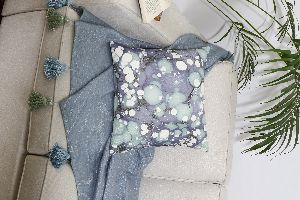 Marble printed cushion cover