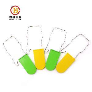 Plastic security one time padlock seal for luggage box