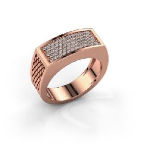 0.40 Carat Men’s Rose Gold Ring In 10K Best Prices