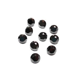 1 Ct Lot Calibrated Natural Black Diamond 2.80 MM To 3.10 MM Sizes
