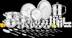 CK3063 DINNER SET CLASSIC FLOWER (57 PCS)