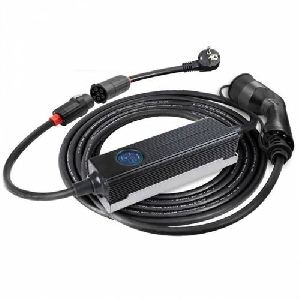 JT AC Electric Vehicle Charging Cable Mode-2 Type-2 Single Phase 16 Amp, 3Kw, IEC 62196, IP 54 CE