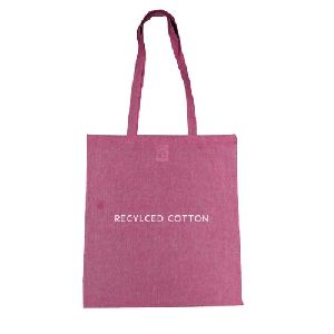 Cotton Shopper Long Handle Bag