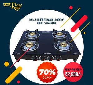 4 Burner Cooktop