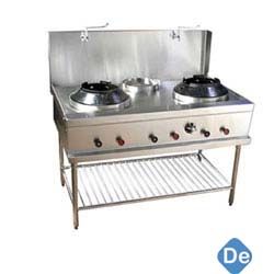 TWO CHINESE BURNER GAS STOVE