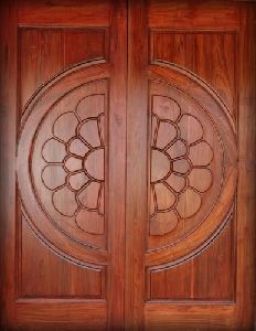 Teak Wood Double Door