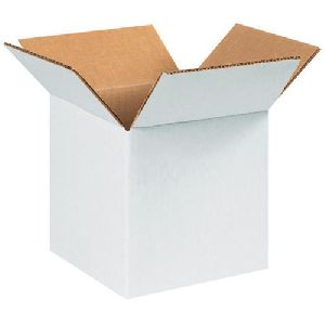 White Corrugated Box