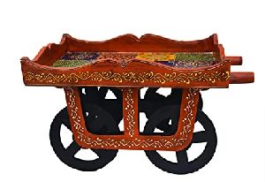 Handcrafted Wooden Cart